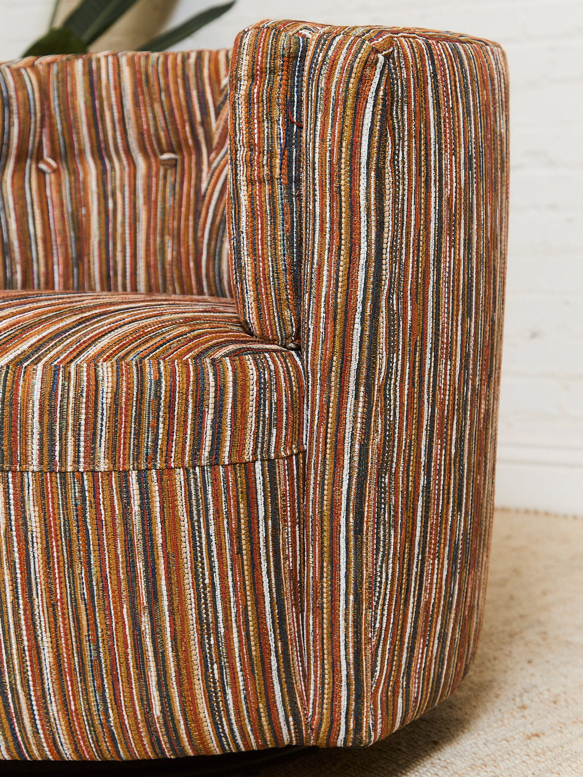 Babita Swivel in Striped Sunset