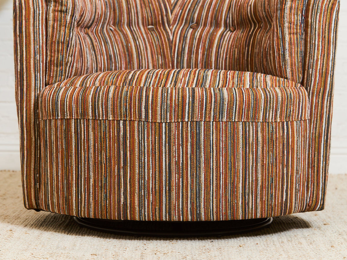 Babita Swivel in Striped Sunset