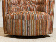 Babita Swivel in Striped Sunset