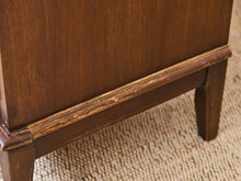 Vintage Mid-Century Framed Walnut 9-Drawer Dresser