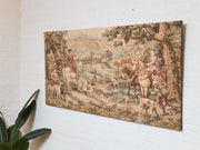 Vintage French Tapestry Large Framed