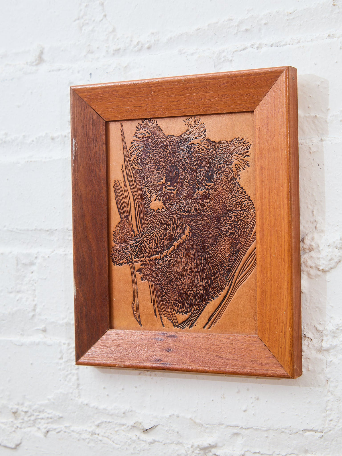 Koala Etched Wood Art