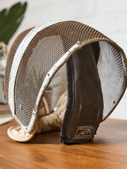 Vintage Leather Fencing Mask