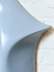 1970s Vintage Grey Abstract Fiberglass Hanging Mirror