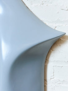 1970s Vintage Grey Abstract Fiberglass Hanging Mirror