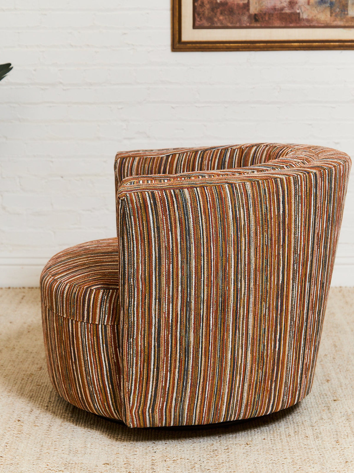 Babita Swivel in Striped Sunset