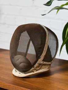 Vintage Leather Fencing Mask
