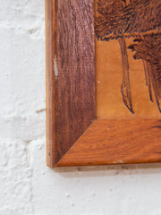 Koala Etched Wood Art