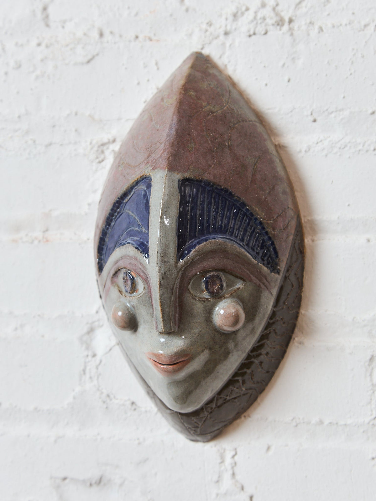Mid Century Studio Pottery Mask