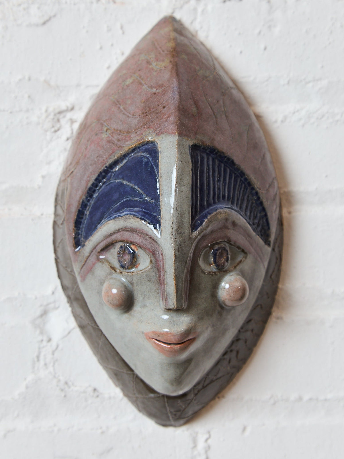 Mid Century Studio Pottery Mask