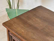 Vintage Mid-Century Framed Walnut 9-Drawer Dresser