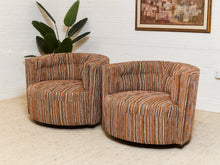 Babita Swivel in Striped Sunset