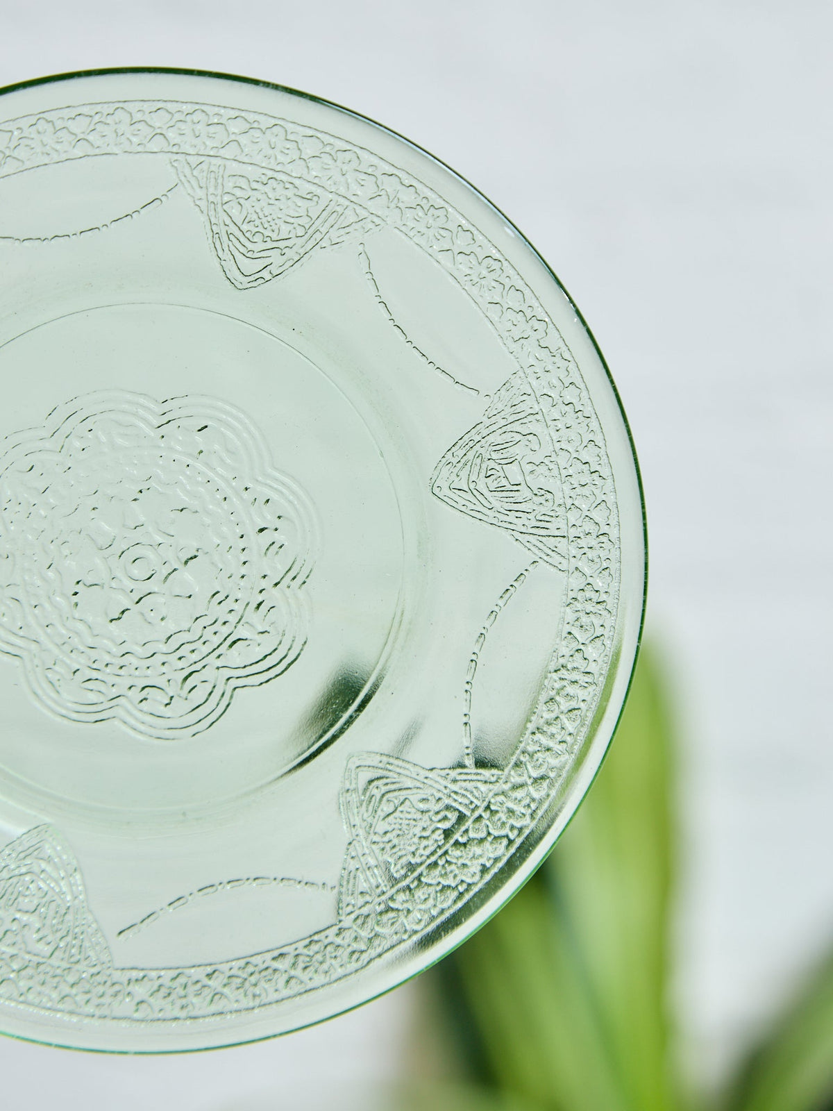 Set of Four Decorative Uranium Plates