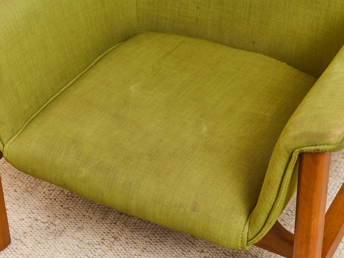 Olive Green Armchair