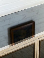 Angolo Metal Arte in Italy, 1960s Chrome and Mirror Glass Sideboard