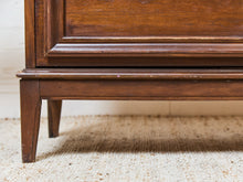 Vintage Mid-Century Framed Walnut 9-Drawer Dresser
