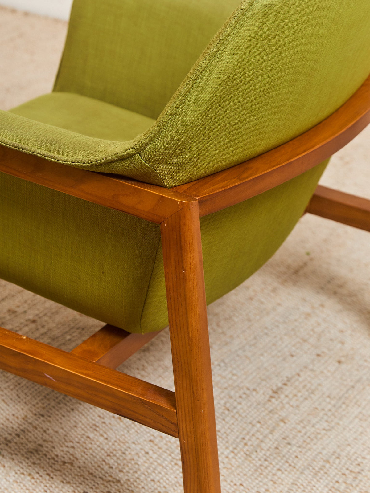 Olive Green Armchair