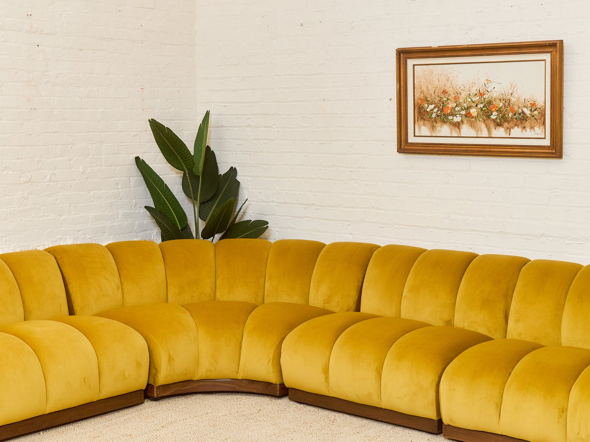 Margot Sectional Sofa in Royale Dijon