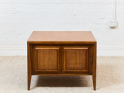 Century Furniture Rattan Square End Table