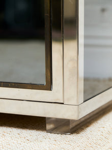 Angolo Metal Arte in Italy, 1960s Chrome and Mirror Glass Sideboard