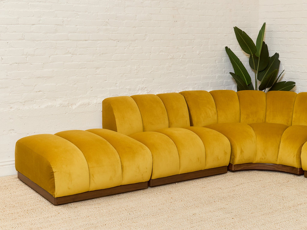 Margot Sectional Sofa in Royale Dijon
