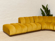 Margot Sectional Sofa in Royale Dijon