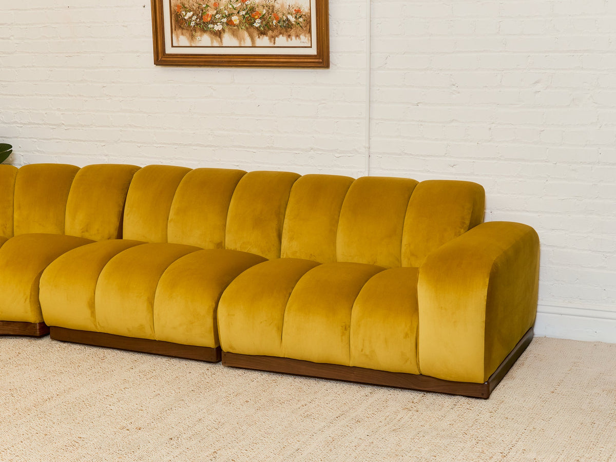 Margot Sectional Sofa in Royale Dijon