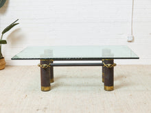 Large Chunky Post Modern Coffee Table