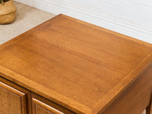 Century Furniture Rattan Square End Table