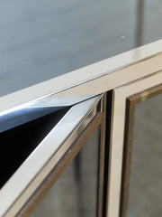Angolo Metal Arte in Italy, 1960s Chrome and Mirror Glass Sideboard