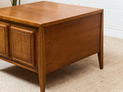 Century Furniture Rattan Square End Table