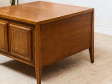 Century Furniture Rattan Square End Table