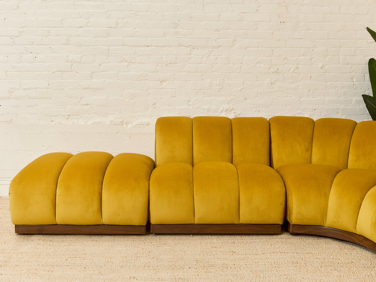 Margot Sectional Sofa in Royale Dijon