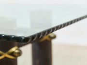 Large Chunky Post Modern Coffee Table