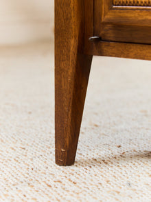 Century Furniture Rattan Square End Table