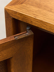 Century Furniture Rattan Square End Table
