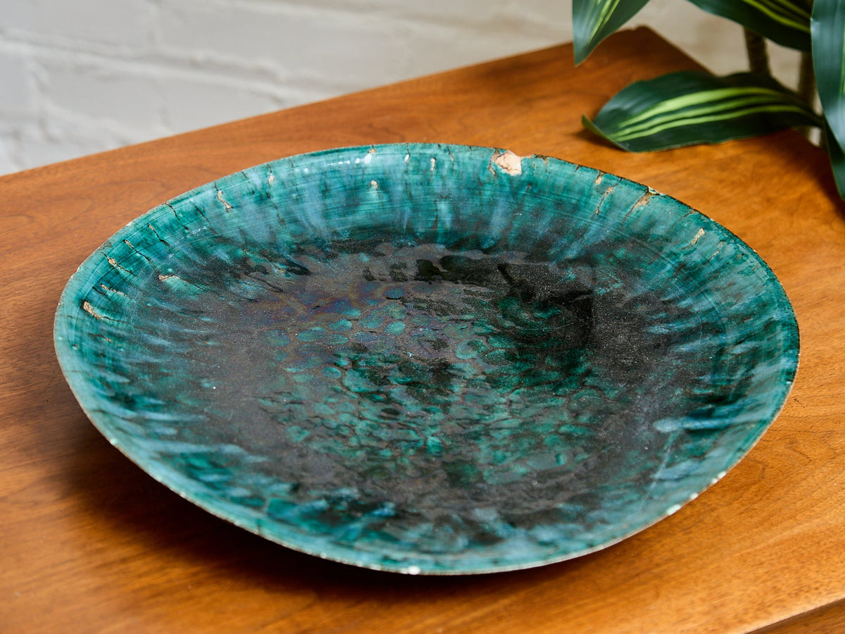 Large Burton Ceramics Laguna Blue Bowl