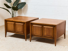 Century Furniture Rattan Square End Table