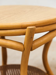 Bamboo Vintage and Table Two Tier