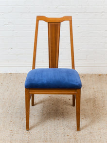 Blue Vintage Mid Century Dining Chairs