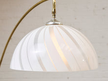 Striped Italian Vintage Arc Lamp