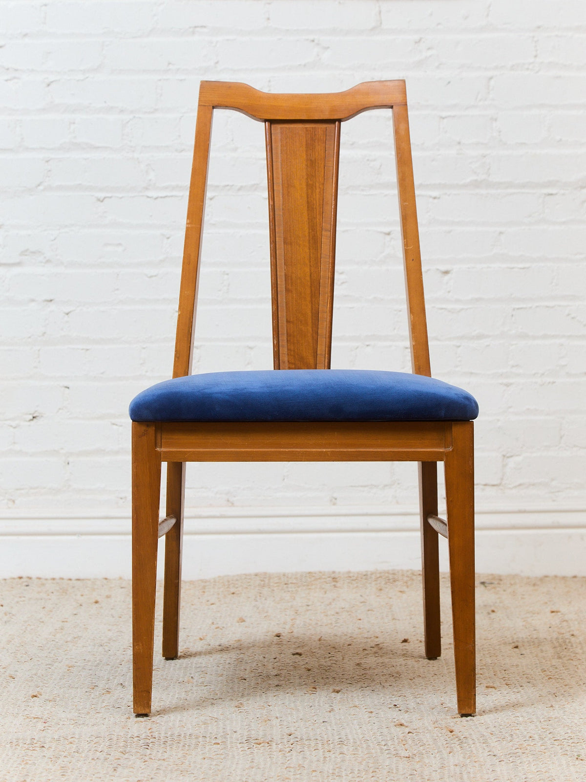 Blue Vintage Mid Century Dining Chairs