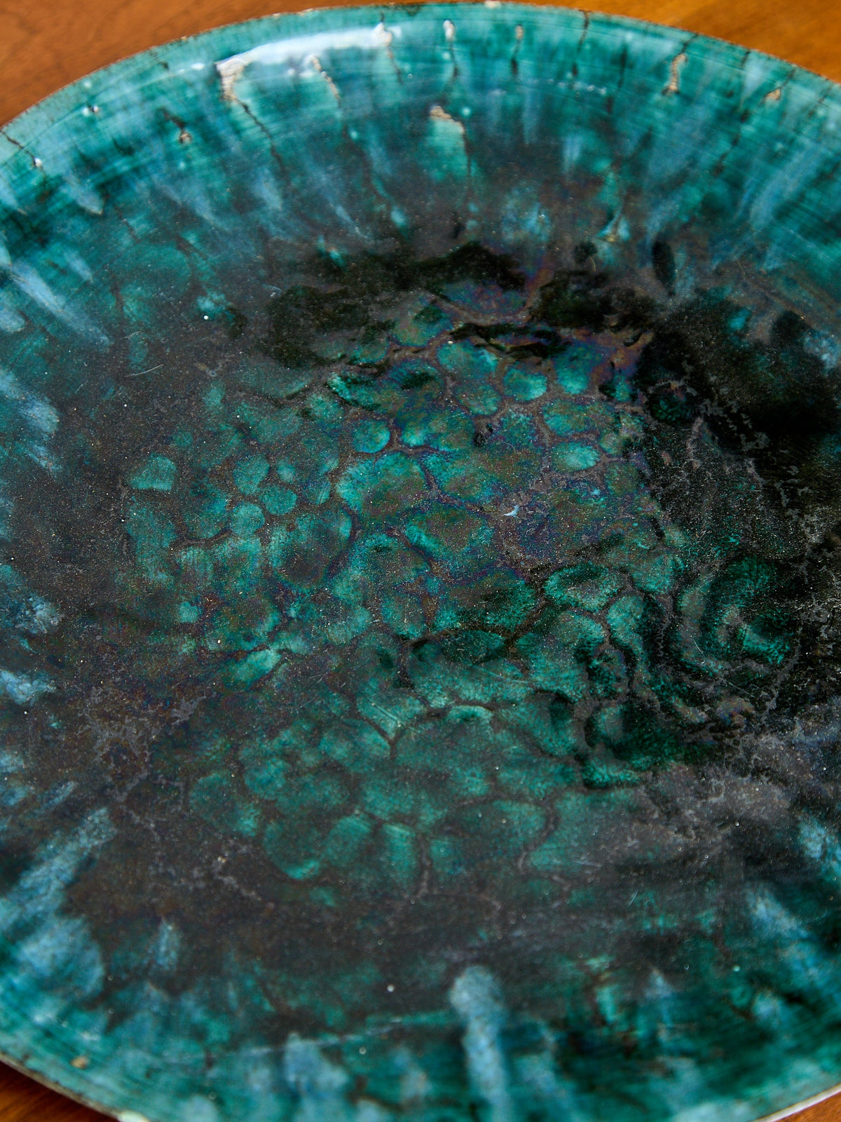 Large Burton Ceramics Laguna Blue Bowl