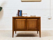 Century Furniture Rattan Square End Table