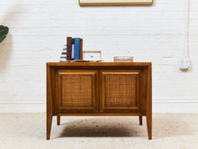 Century Furniture Rattan Square End Table