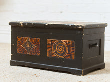 Large Mosaic Folk Art Antique Box