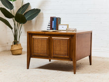 Century Furniture Rattan Square End Table