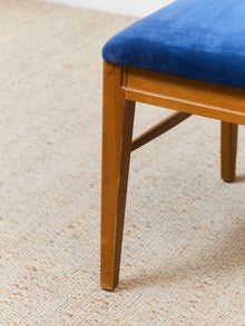 Blue Vintage Mid Century Dining Chairs