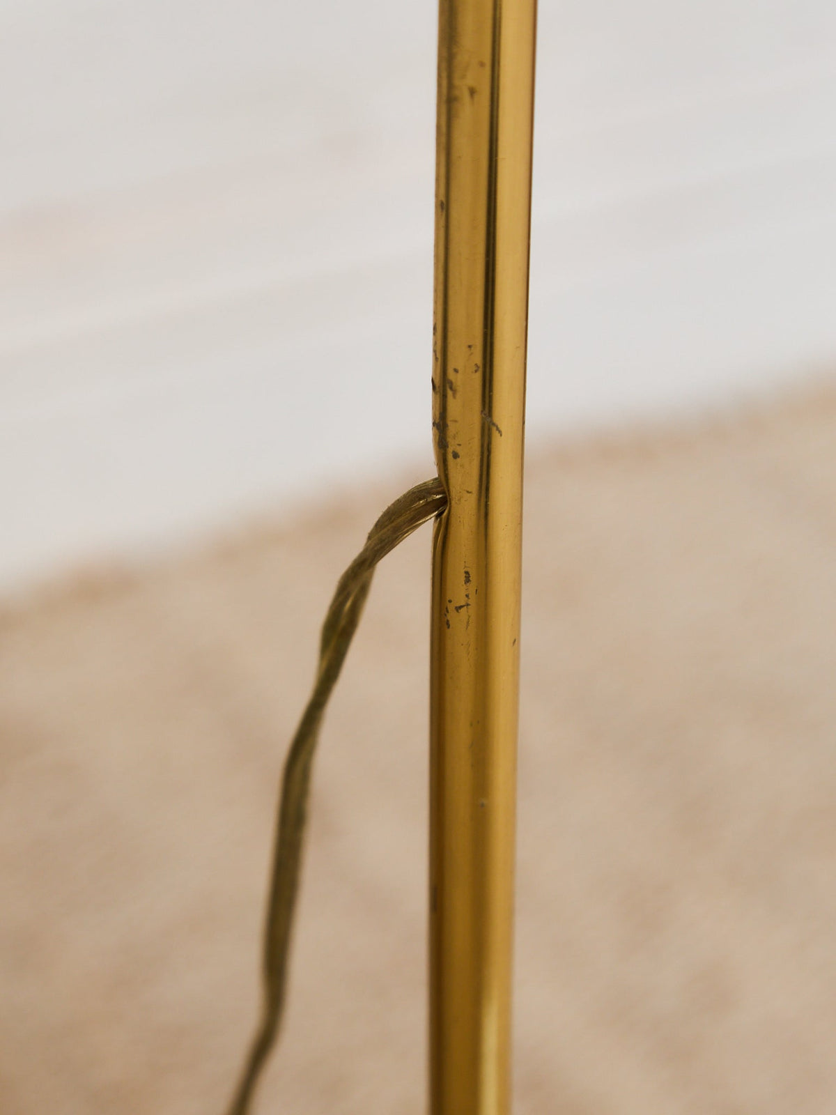 Striped Italian Vintage Arc Lamp