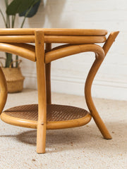 Bamboo Vintage and Table Two Tier